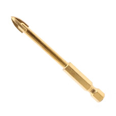 Свердло до скла та плитки 10х85 (4 різальні кромки)